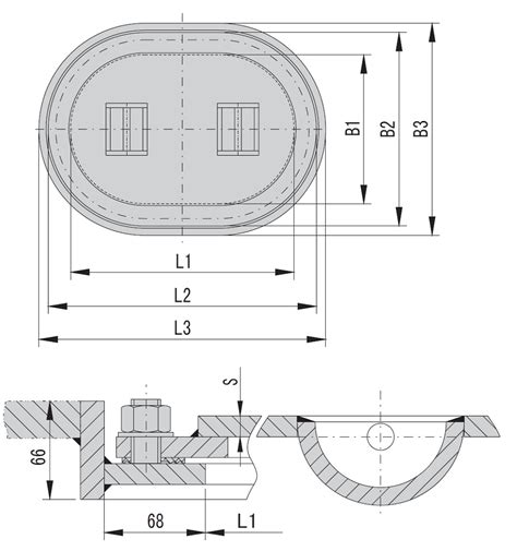 Marine Sunk Manhole Cover Type D, Buy Marine Cover from China ...