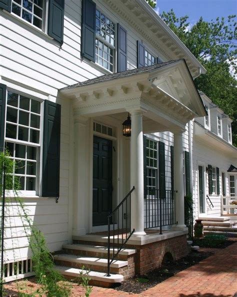 Stunning Front Door Ideas: Add a Portico! 20 Gorgeous Entryways! | The Well Appointed House Blog ...