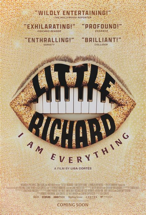 Little Richard: I Am Everything Original 2023 U.S. One Sheet Movie Poster - Posteritati Movie ...