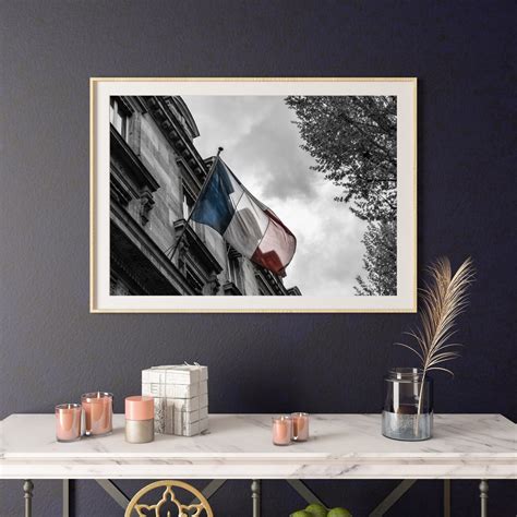 French Flag Wall Art, Printable Poster, Digital Download, Digital File ...