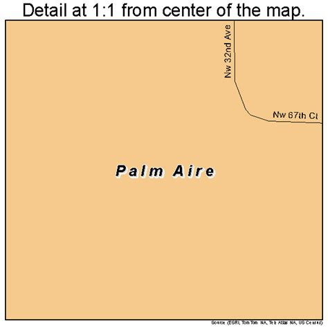 Palm Aire Florida Street Map 1253935