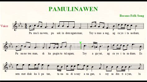 PAMULINAWEN - ILOCANO FOLK SONG Acordes - Chordify