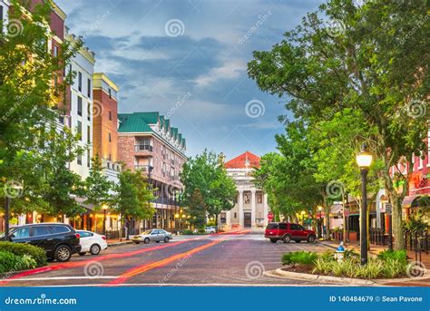 Gainesville, Florida, USA Downtown Stock Image - Image of restaurants ...