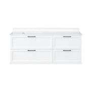 Rebba 60"x19"x24.44" Floating Bathroom Vanity - Lambrecht Auction, Inc.