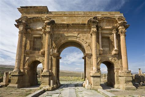 The Arch of Trajan stock photo. Image of corinthian, arch - 7459922