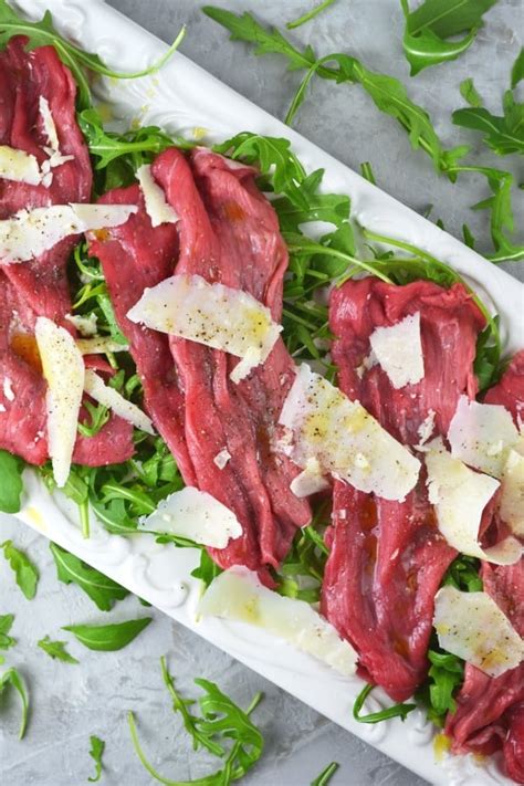 Classic Beef Carpaccio - Inside The Rustic Kitchen