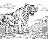 Saber tooth coloring Page Download Or Print For Free sketch template