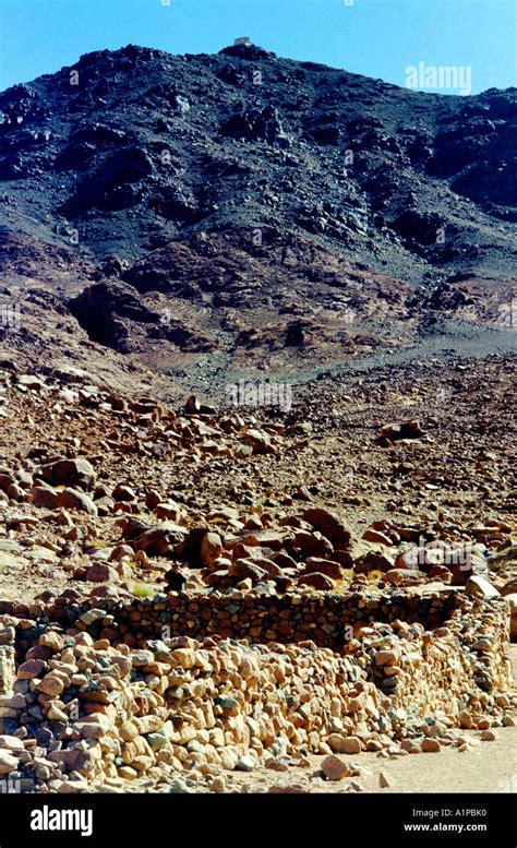 Sinai Egypt St Catherines Mt. Sinai Moses Saw Burning Bush Here Stock ...