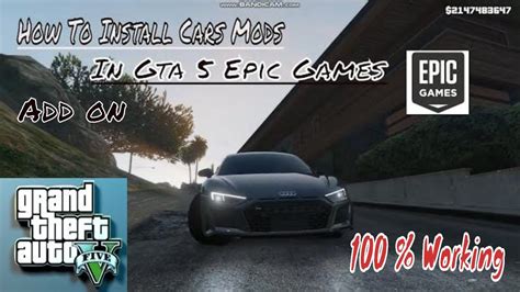 How To Install | Cars Mods In Gta 5 Epic Games | 100 % Working | Gta 5 Mods | Mr Gameplay - YouTube