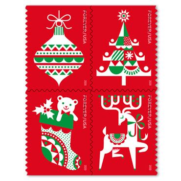 USPS 2024 Christmas Stamps | Christmas Stamps