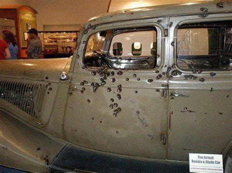 Bonnie and Clyde Actual Car used in Bank Robberies. Located in Texas ...