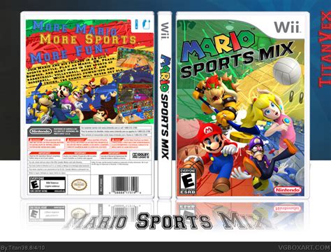 Mario Sports Mix Wii Box Art Cover by Titan38