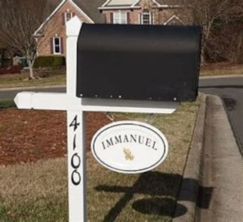 Items similar to Personalized Mailbox Sign, carved wood address sign ...