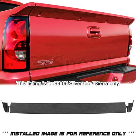 Buy [GT-Speed] Compatible/Replacement for SS Style PU Rear Tailgate Tail Wing Spoiler Lip, 1999 ...