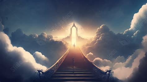 Heavenly Light Powerpoint Background For Free Download - Slidesdocs