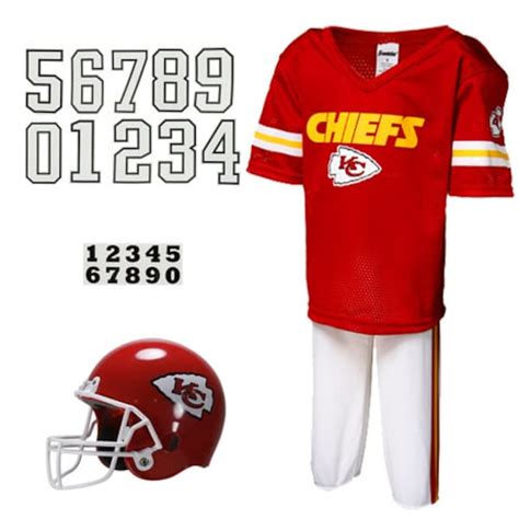 Kansas City Chiefs Youth Red Deluxe Team Uniform Set - NFLShop.com