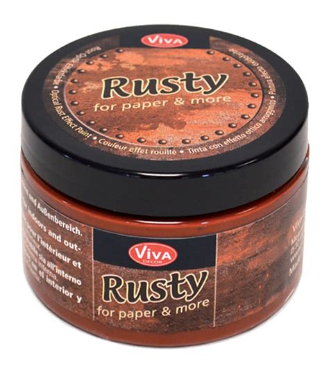 Viva Decor Rust Orange Rusty Paint For Paper & More - Art Supplies ...