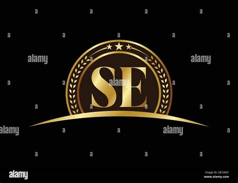 S E, SE Initial Letter Logo design vector template, Graphic Alphabet ...