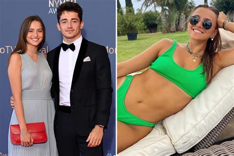 F1 star Charles Leclerc reveals he has split from stunning girlfriend Charlotte Sine and asks ...