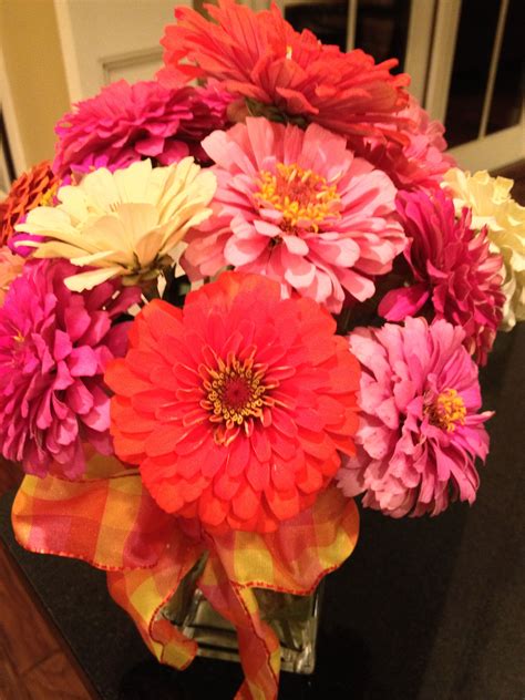 Zinnia arrangement Flowers Perennials, Zinnias, Fresh Flowers, Shrubs ...