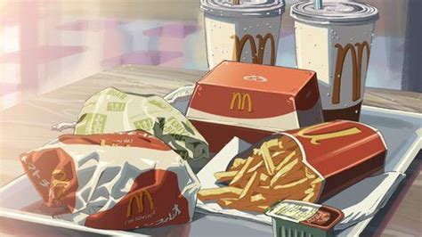 anime, food, and McDonalds image | 90s anime, Aesthetic anime, Anime art