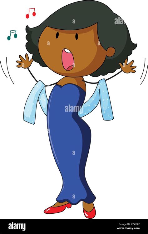 Opera singer Stock Vector Images - Alamy