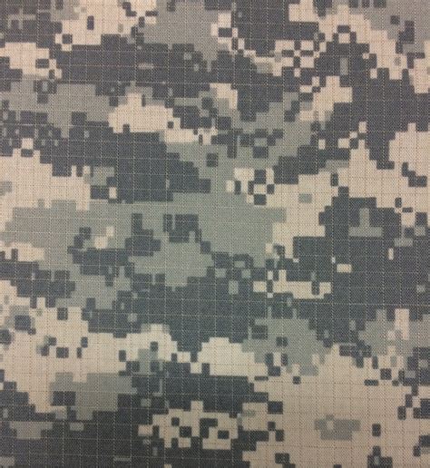 ACU Army Military Spec Camouflage Digital Camo NY/CO Ripstop Apparel Uniform Tear Resistant ...