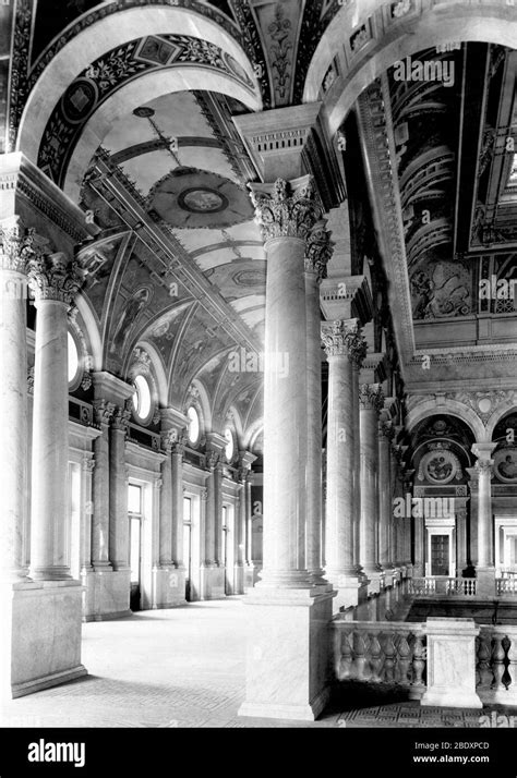 Washington dc library of congress thomas jefferson building interior ...