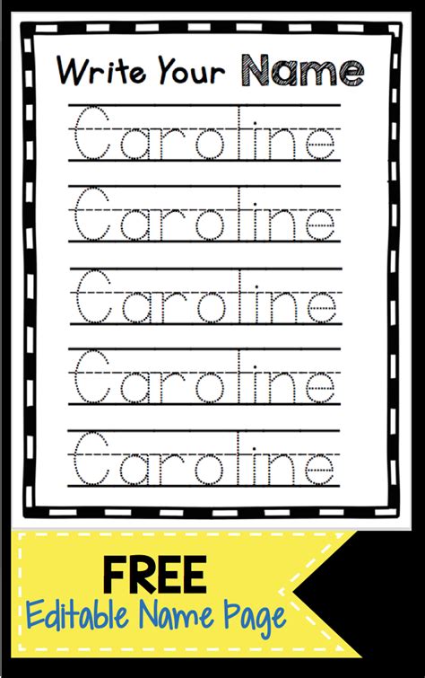 Learn to Write Your Name - FREEBIE — Keeping My Kiddo Busy