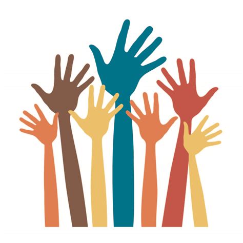 raised hands clipart - Clip Art Library