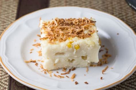 Maja Blanca (Filipino Coconut Pudding Dessert) - Salu Salo Recipes