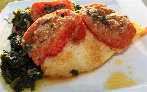 Baked Haddock with Spinach and Tomatoes Recipe | What's Cookin' Italian Style Cuisine