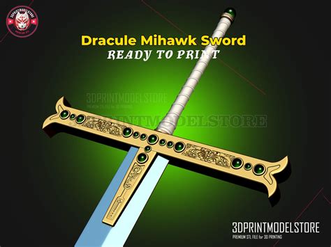 Yoru Dracule Mihawk Sword One Piece Live Action - 3D Print Model | 3D Print Model Store