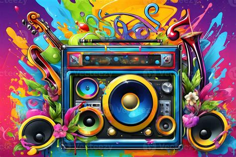 Music Graffiti Wallpaper, Graffiti Background, Music Graffiti Pattern ...