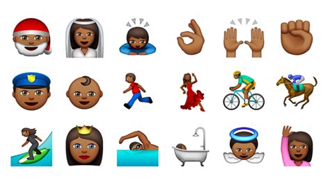 Emoji Updates In Os X 10.10.3 And Ios 8.3: Skin Tone Modifiers, New 597