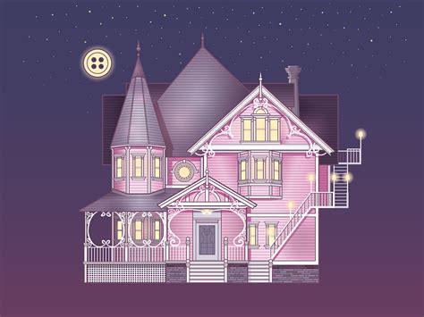 Coraline Pink Palace Wallpaper