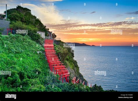 Motonosumi Inari Shrine in Yamaguchi Prefecture, Japan Stock Photo - Alamy