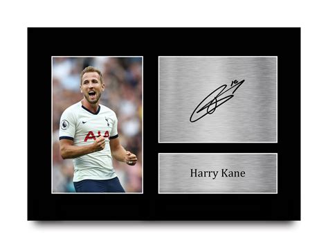 Harry Kane Signed A4 A3 Framed Printed Autograph Tottenham Spurs Print ...