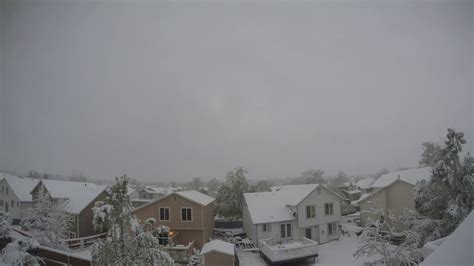 Denver Colorado Snow Storm Timelapse 4/28/17 - 5/1/17 - YouTube