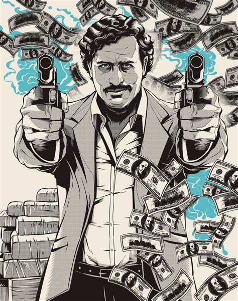 Ilustraciones biográficas de Pablo Escobar | No me toques las ...