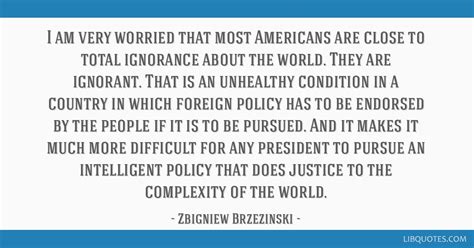 I am very worried that most Americans are close to total...