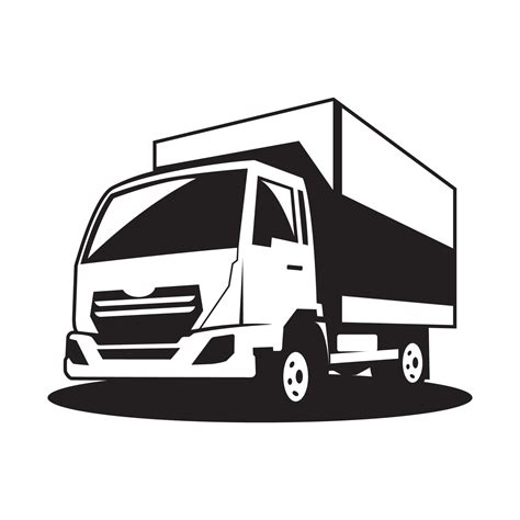 truck vector logo design. box truck logo 17264990 Vector Art at Vecteezy