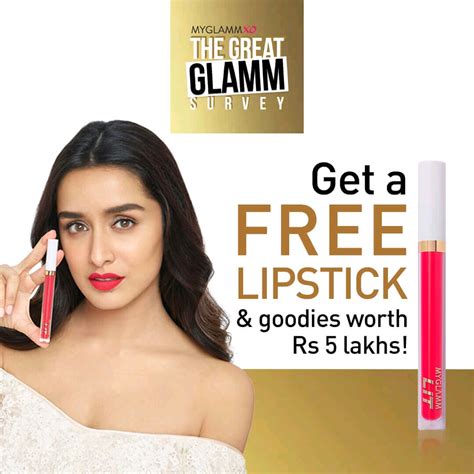 Free MyGlamm Lipstick For All ( Pay Shipping Rs.99)