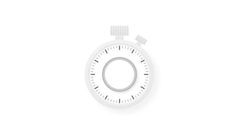 The 25 minutes timer. Stopwatch icon in flat style. Motion graphics ...