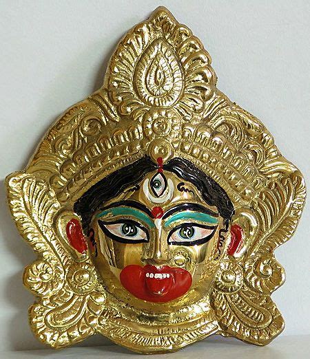 Face of Tarapith Kali - Wall Hanging