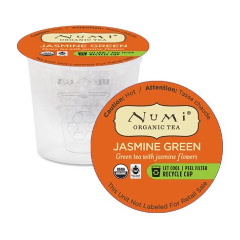 Numi Organic Jasmine Green Single Serve Tea 16 Pack | ECS Coffee Inc. - Canada's Single Serve ...