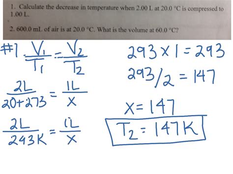 Charles law example | Science | ShowMe