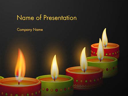 Happy Diwali PowerPoint Template, Backgrounds | 14723 | PoweredTemplate.com