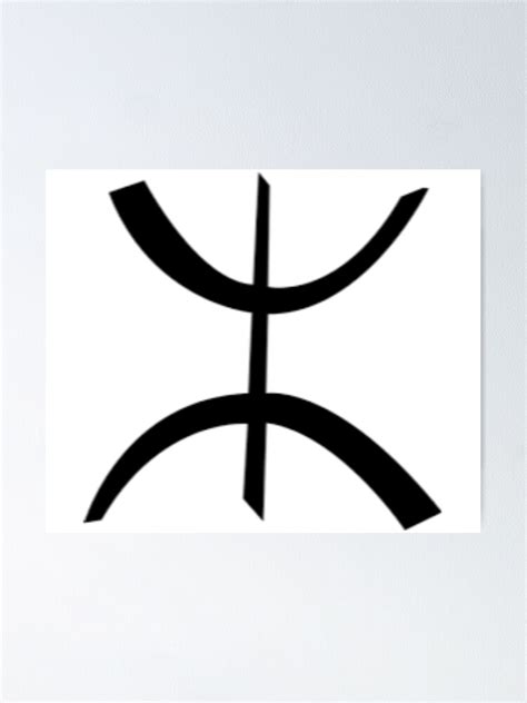 "amazigh symbol, berber symbol" Poster for Sale by KTCHNSTHOUGHTS | Redbubble