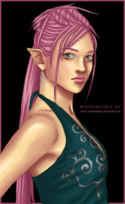 Pink Elf by midknightBLU on DeviantArt